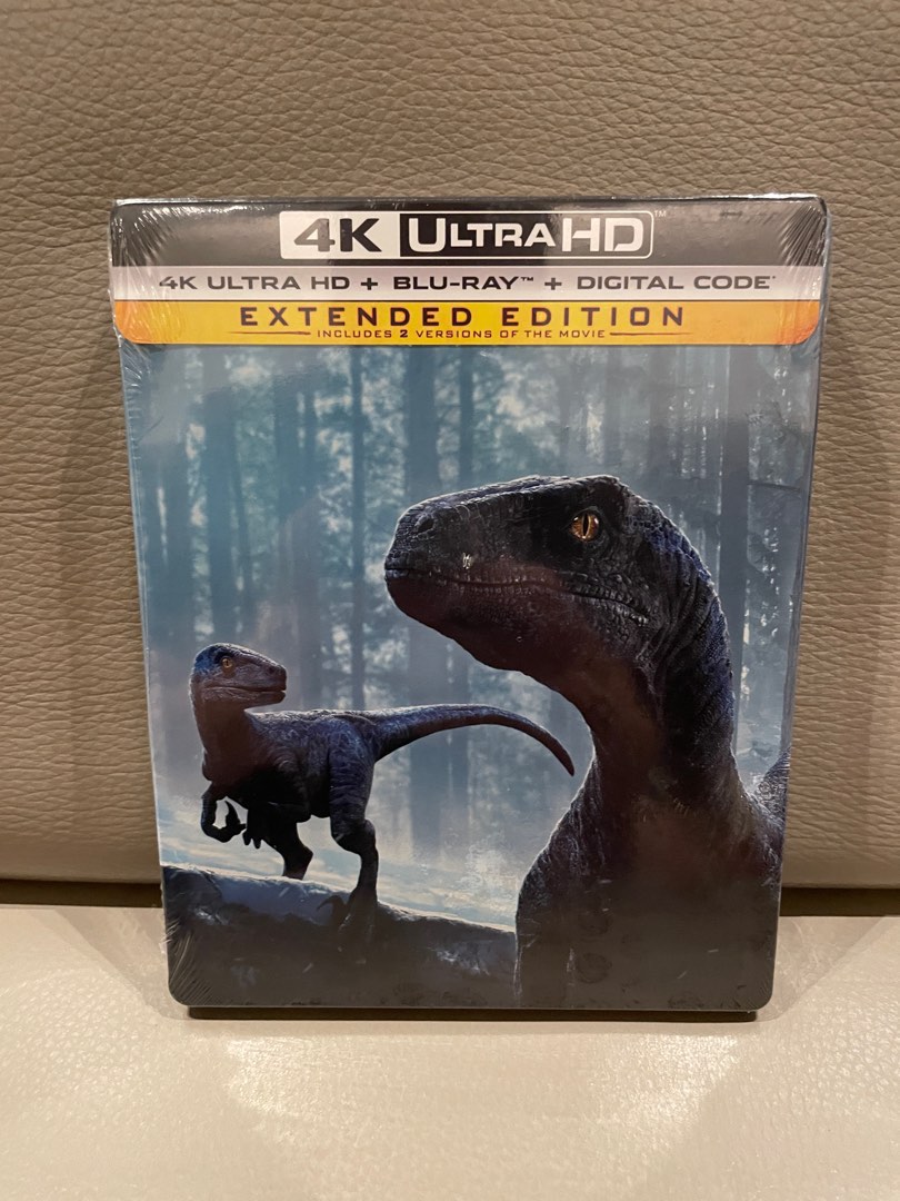 Brand New Sealed Jurassic World Dominion 4k Uhd Blu Ray Digital Code Steelbook Hobbies 