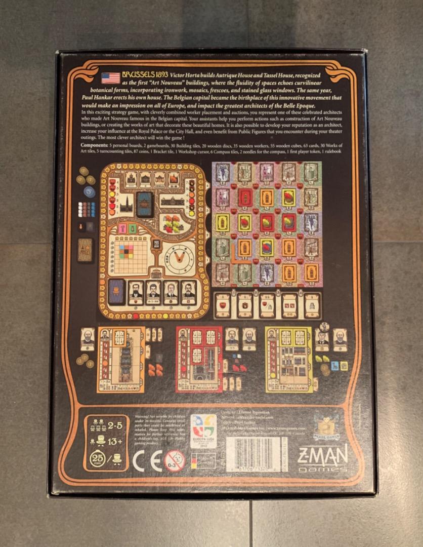 Bruxelles 1893 桌遊board game, 興趣及遊戲, 玩具& 遊戲類- Carousell