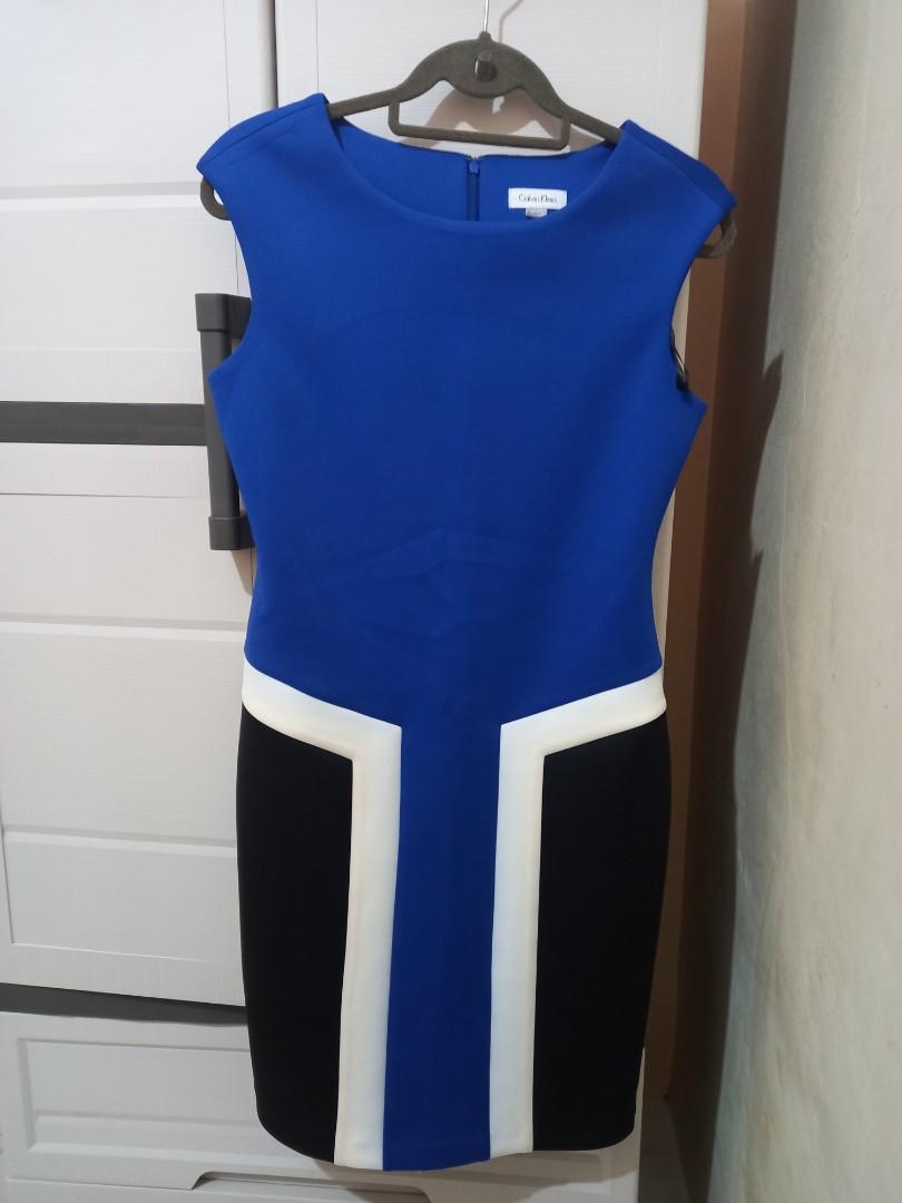 Calvin klein on sale color block dresses