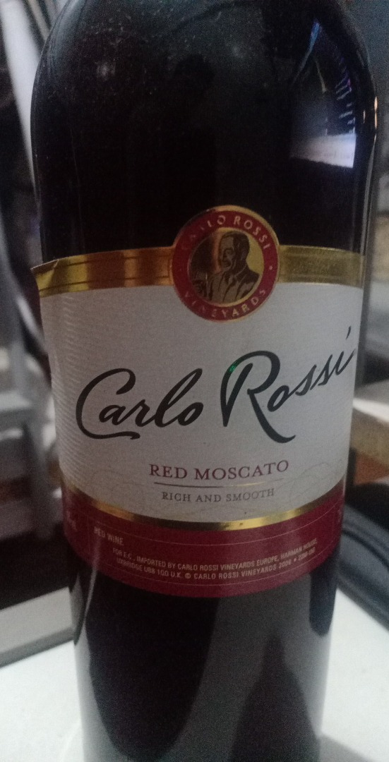 Carlo Rossi Red Wine, Food & Drinks, Beverages on Carousell