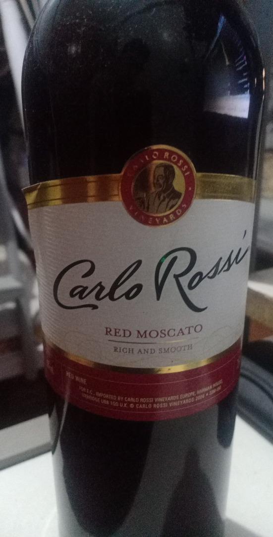 Carlo Rossi Red Wine, Food & Drinks, Beverages on Carousell