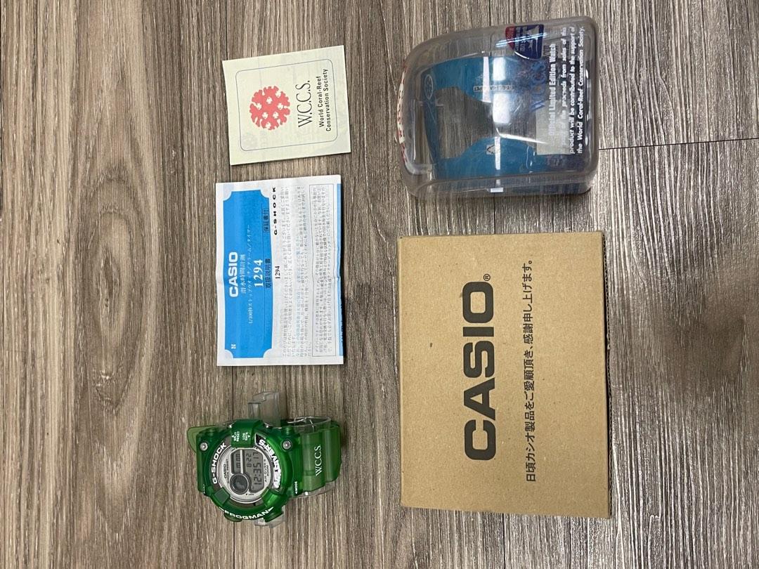 Casio G-Shock Frogman DW-8250WC-7AT WCCS Custom Dyed 染綠色, 男裝