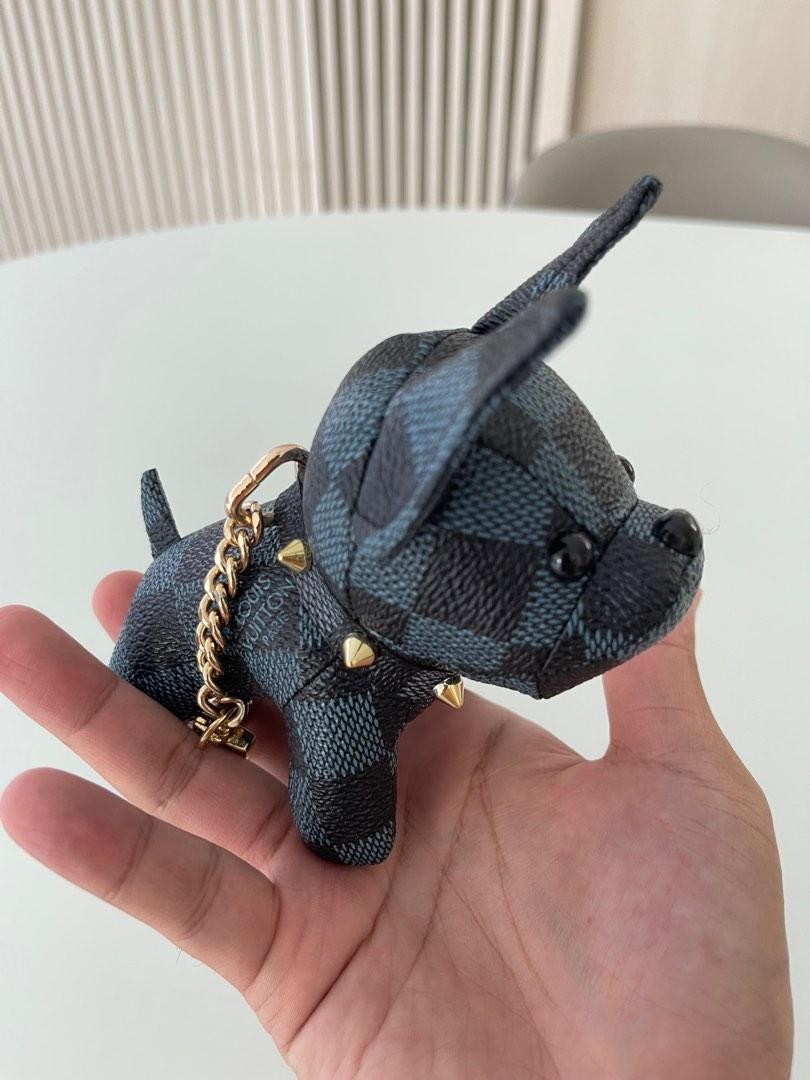 Cheap steal promotion Louis vuitton dog charm keychain