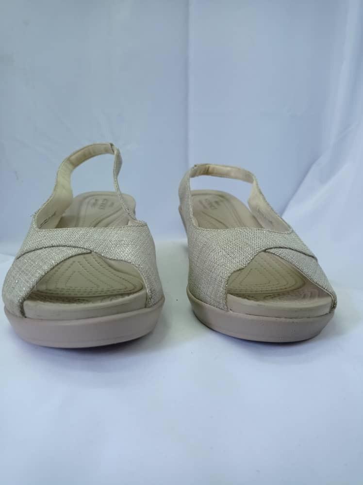 Women's crocs leighann top shimmer slingback wedge