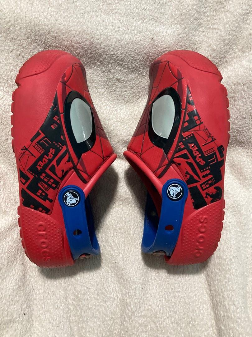 Crocs Spiderman Clogs for Kids - 6 to 8 yrs old depende sa body built ...