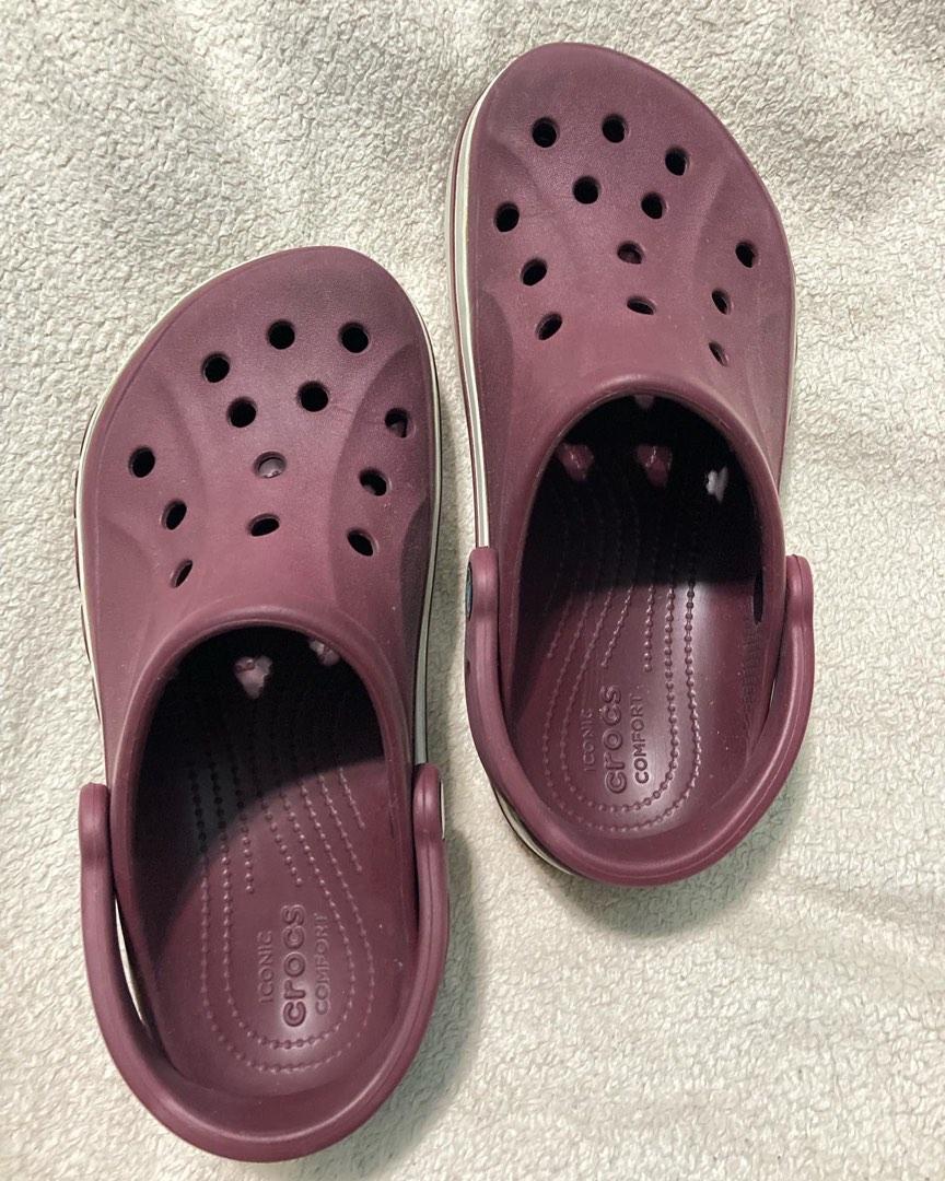 Crocs Unisex Bayaband Clogs - Maroon *rare color, available only in USA ...