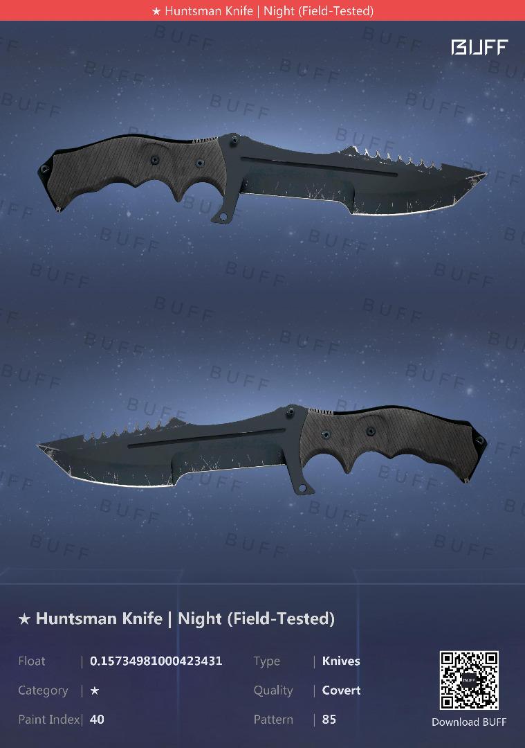 CSGO Huntsman Knife Night, Video Gaming, Gaming Accessories, InGame
