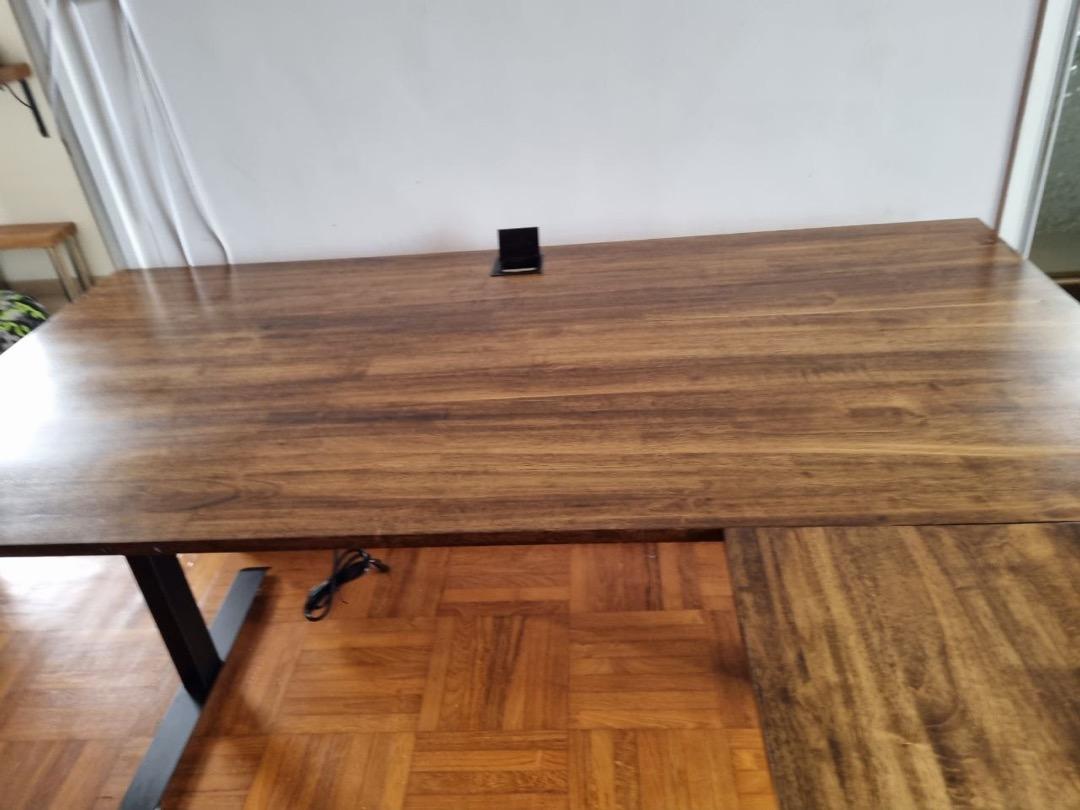 Custom L Shape Desk, Adjustable Table, Stand/Sit Desk, Made To Order ...