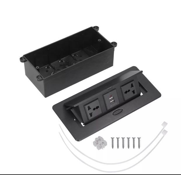 Desktop power socket concealed usb charging 220 230 220v 230v ...