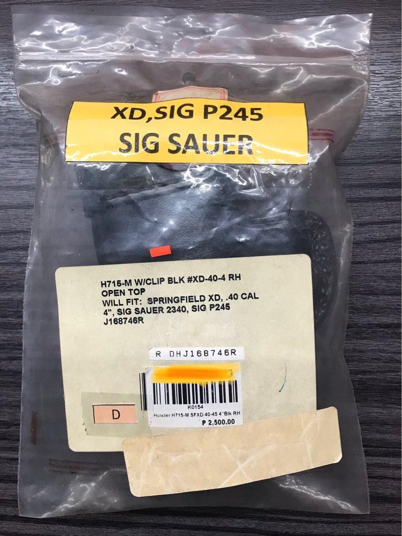 Don Hume leather holster for Springfield XD and Sig Sauer, Sports