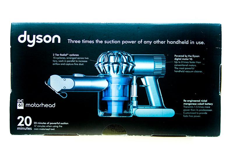 Dyson handheld vacuum cleaner v6 powerful DC61 motorhead cyclone 350W