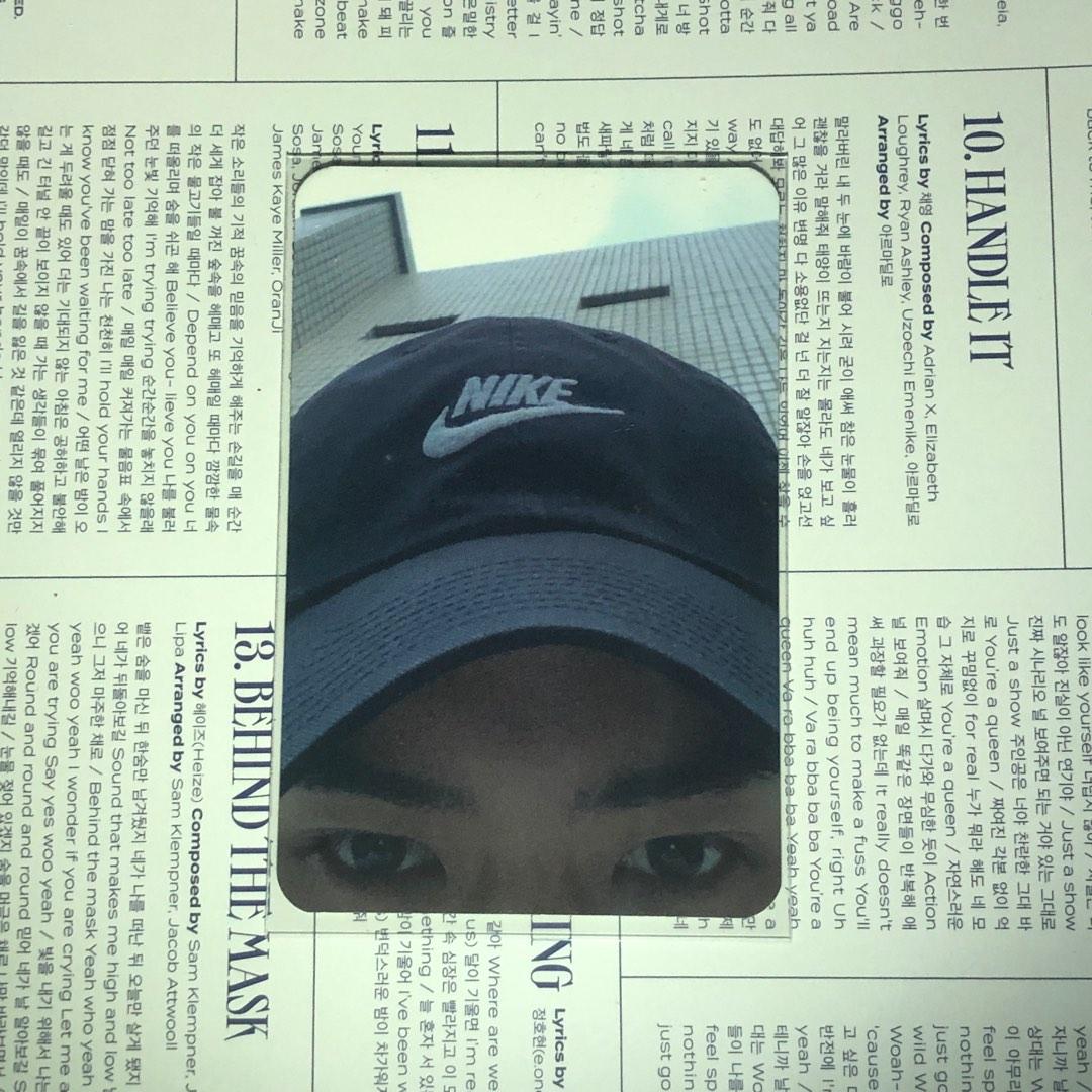sehun nike cap