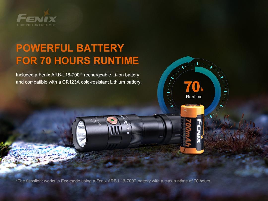 Fenix PD25R Compact USB-C Rechargeable Flashlight, Sports Equipment, Hiking   Camping on Carousell