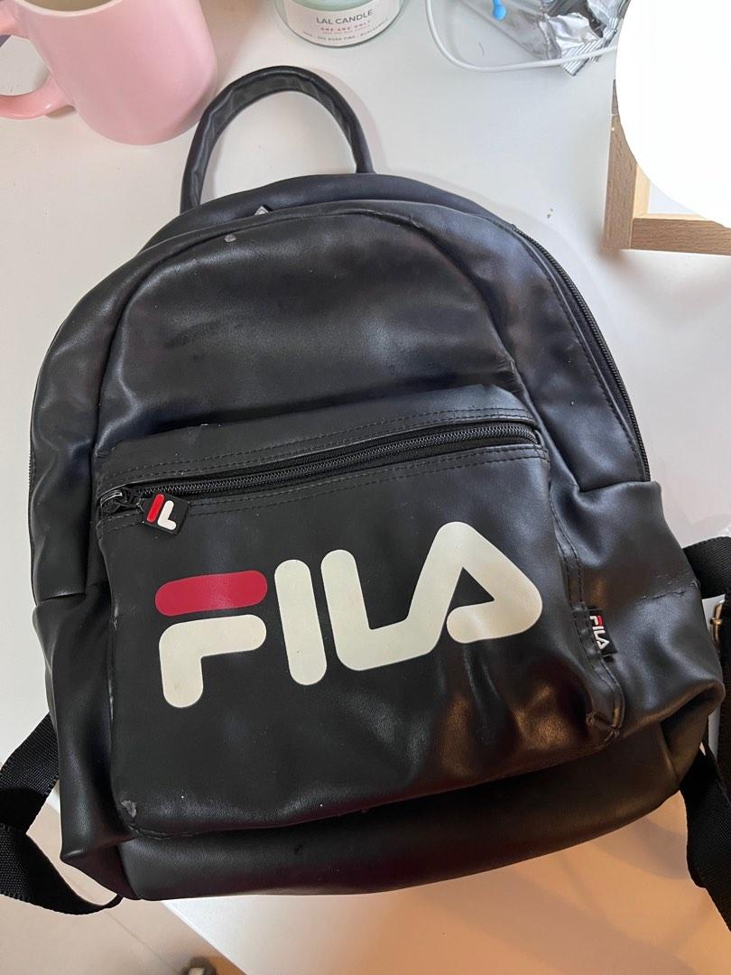FILA pu leather backpack
