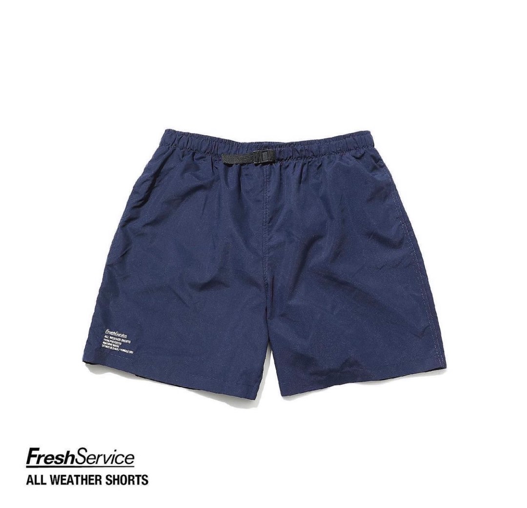 FRESH SERVICE ALL WEATHER SHORTS (NAVY) SIZE L NOT