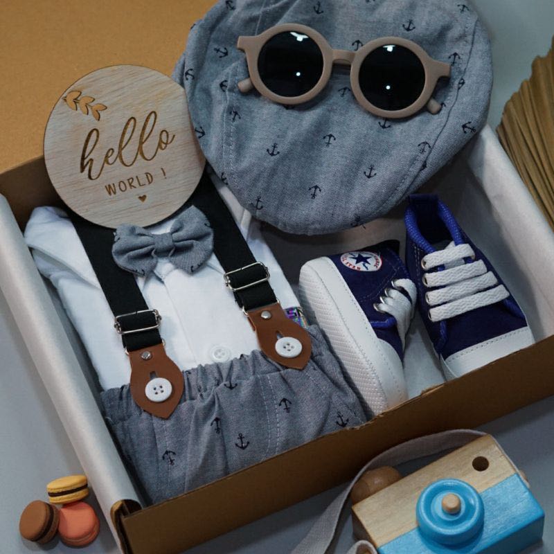 Full month gift set baby gift box, Babies & Kids, Babies & Kids Fashion