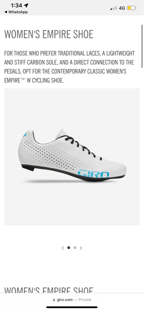 Giro empire womens road shoes hotsell