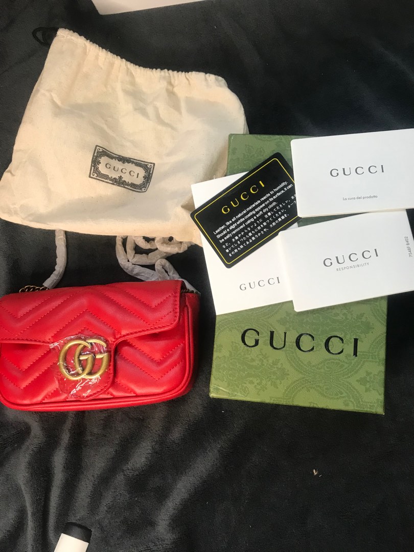 Gucci mini Mormont Bag, Luxury, Bags & Wallets on Carousell