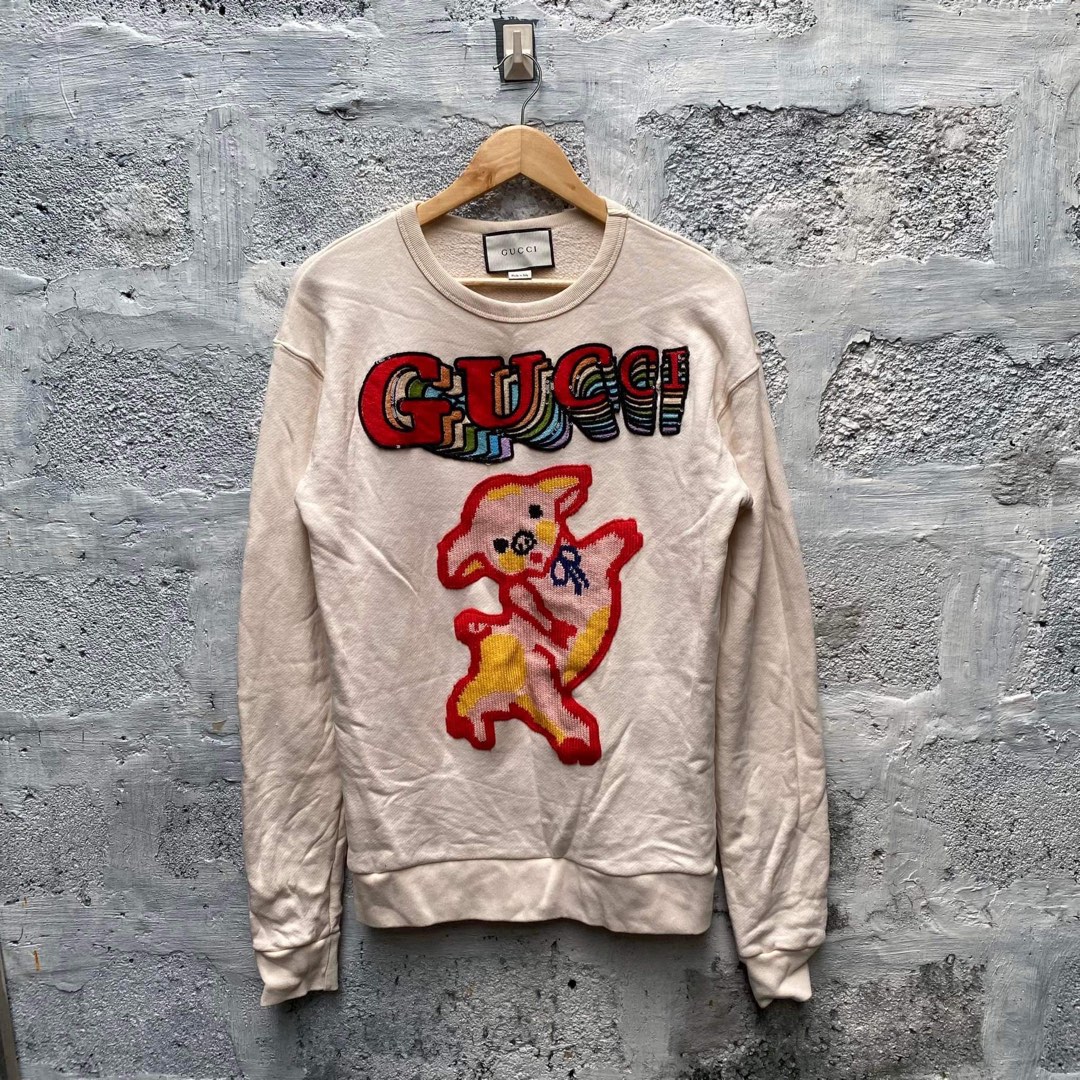 Gucci pig clearance sweatshirt