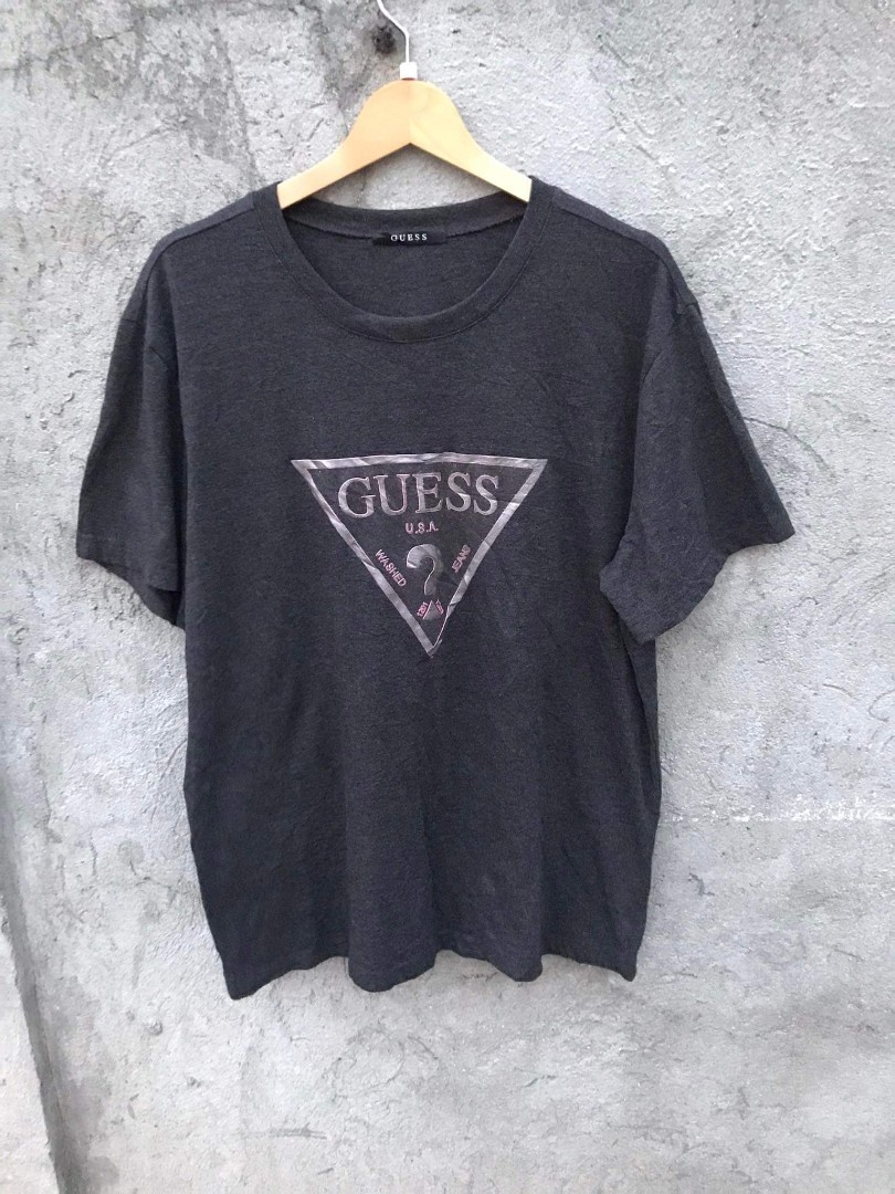 Guess Mens Fashion Tops And Sets Tshirts And Polo Shirts On Carousell