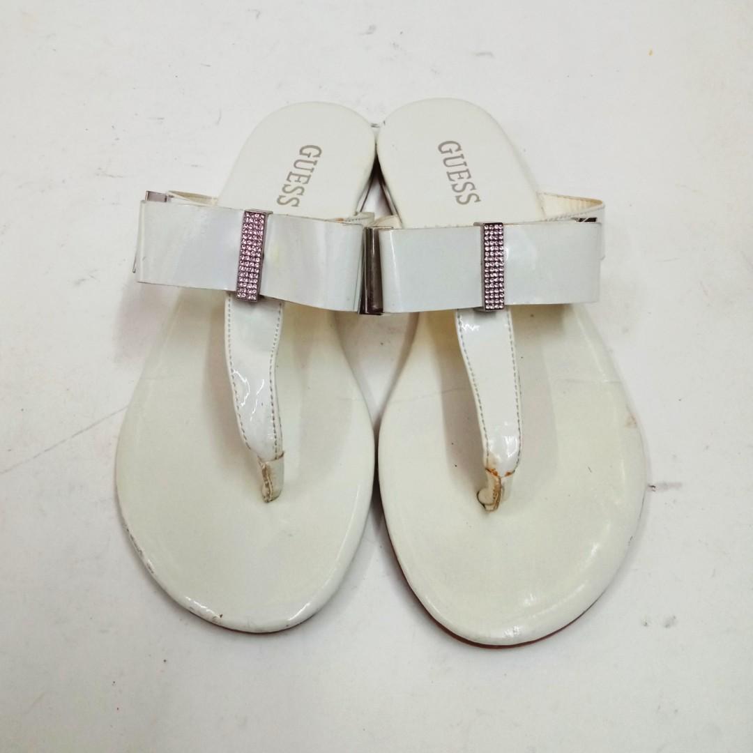 Caramel T-Strap Sandals | GUESS Factory