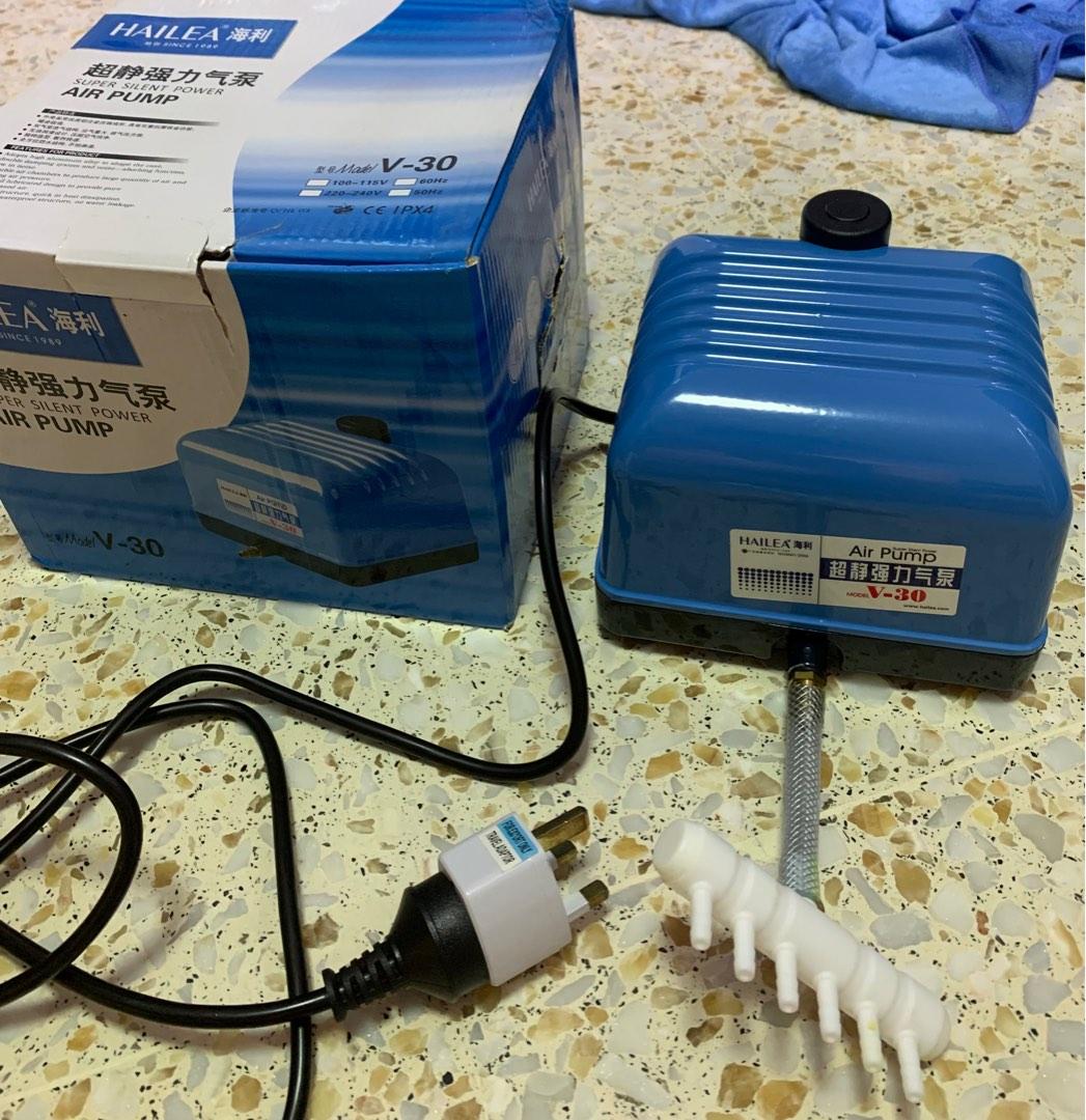 Hailea V-30 air pump, Pet Supplies, Homes & Other Pet Accessories on ...