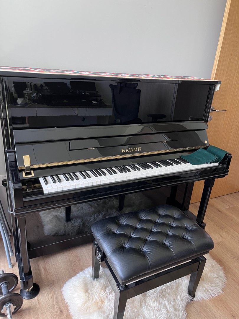Hailun Upright Piano Excellent Condition with Regular Maintenance