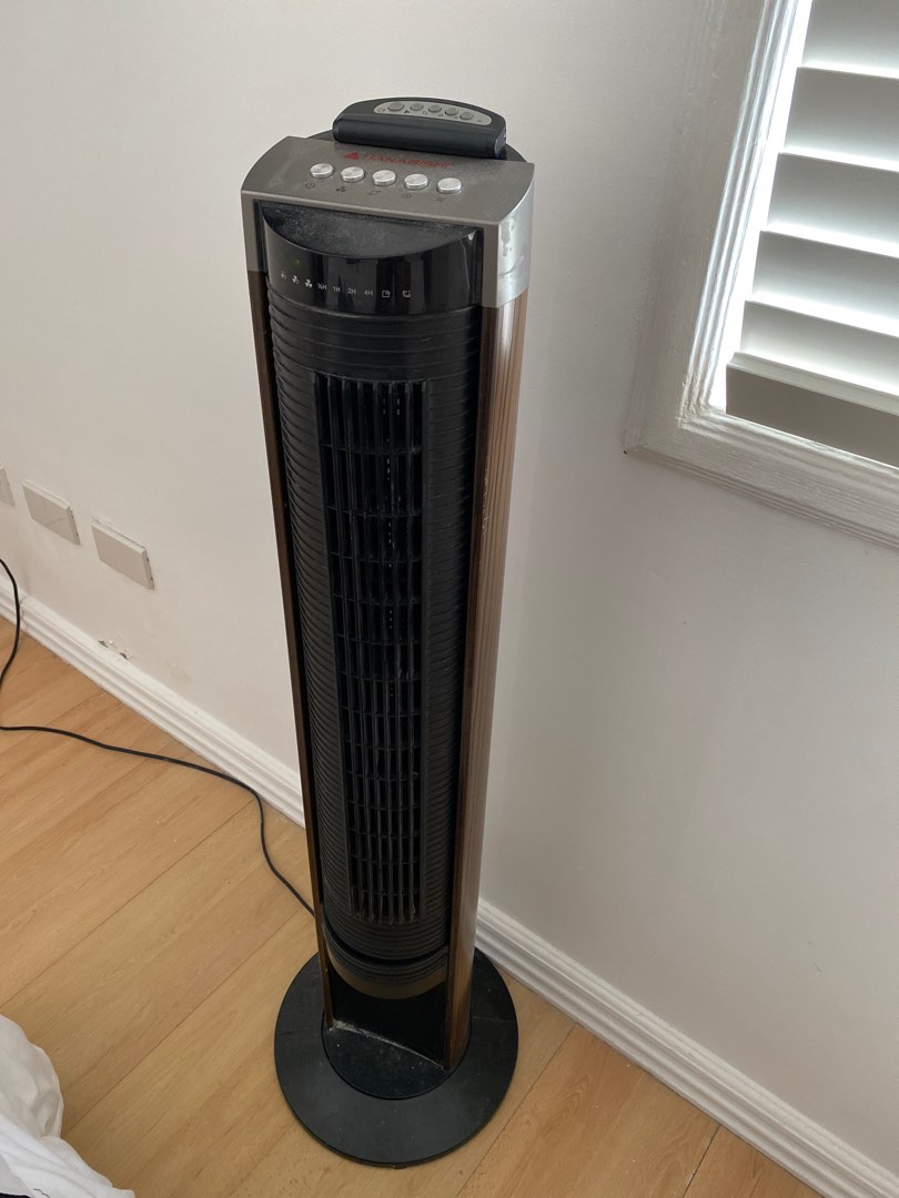 Hanabishi tower fan, Furniture & Home Living, Lighting & Fans, Fans on
