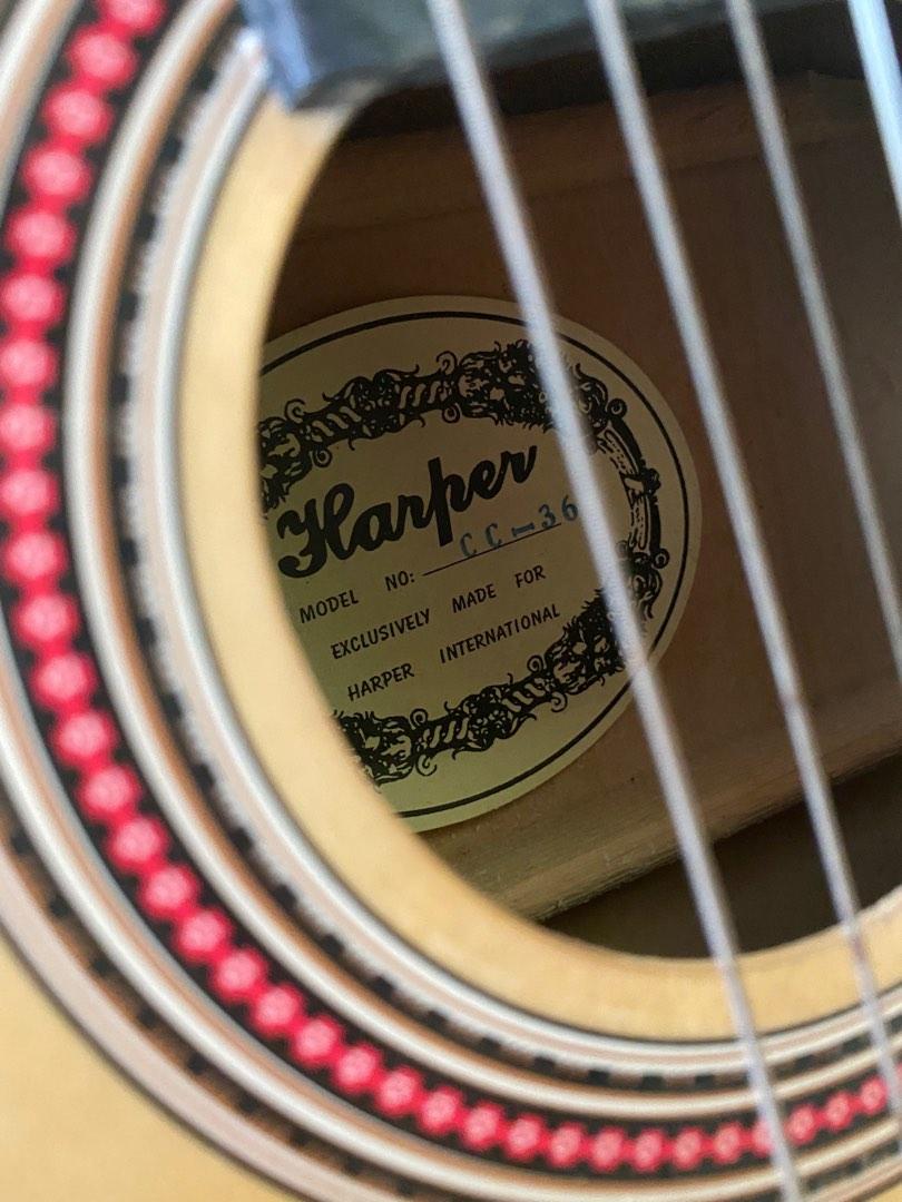 Harper Acoustic Guitar (MODEL CC36), Hobbies & Toys, Music & Media