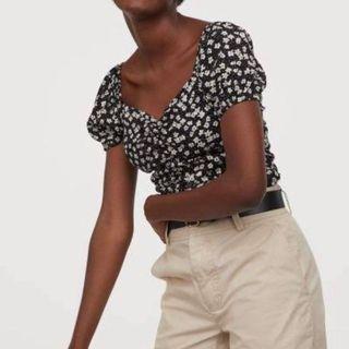 H&M floral Top sz XS