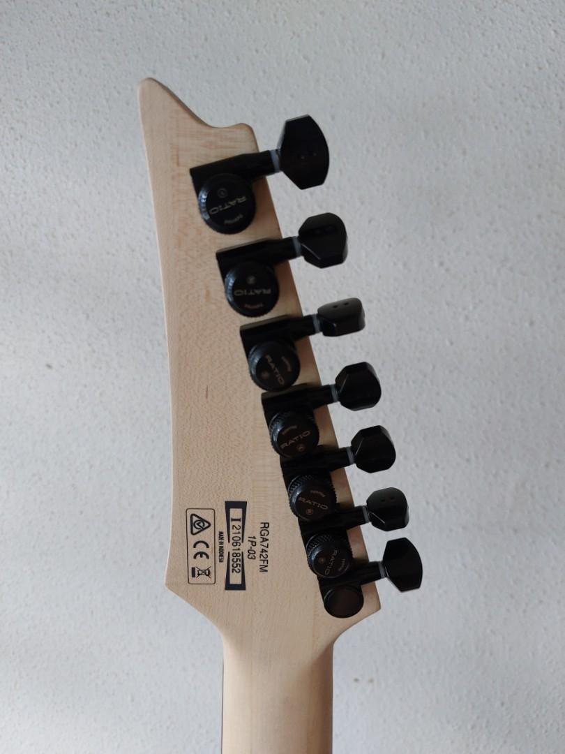 ibanez-rga742fm-7-string-fishman-modern-pickup-hobbies-toys-music