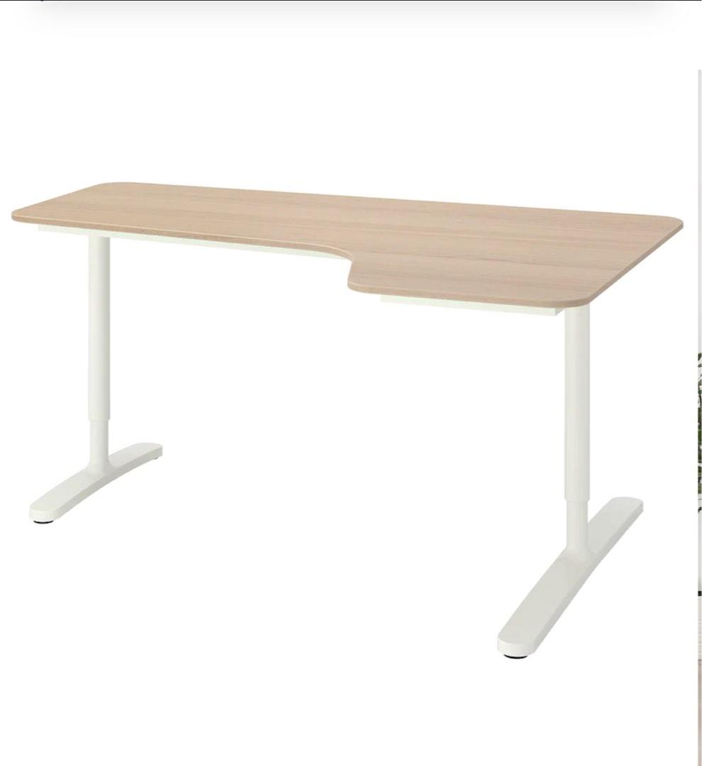 IKEA Bekant adjustable height desk, Furniture & Home Living, Furniture