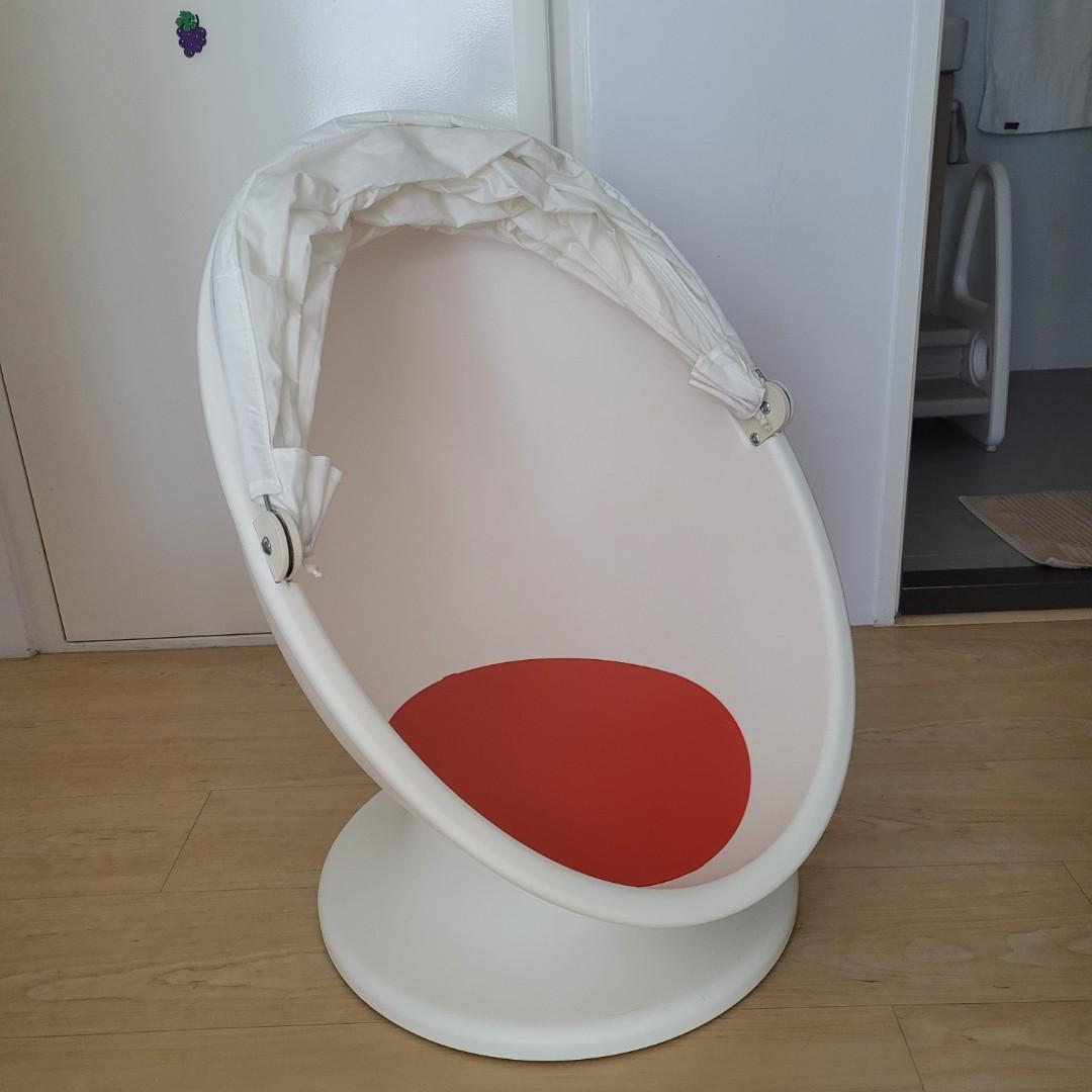 Ikea Egg Swivel Chair, Babies & Kids, Baby Nursery & Kids Furniture