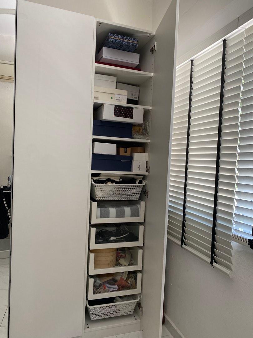 Ikea large wardrobe furniture home living furniture shelves