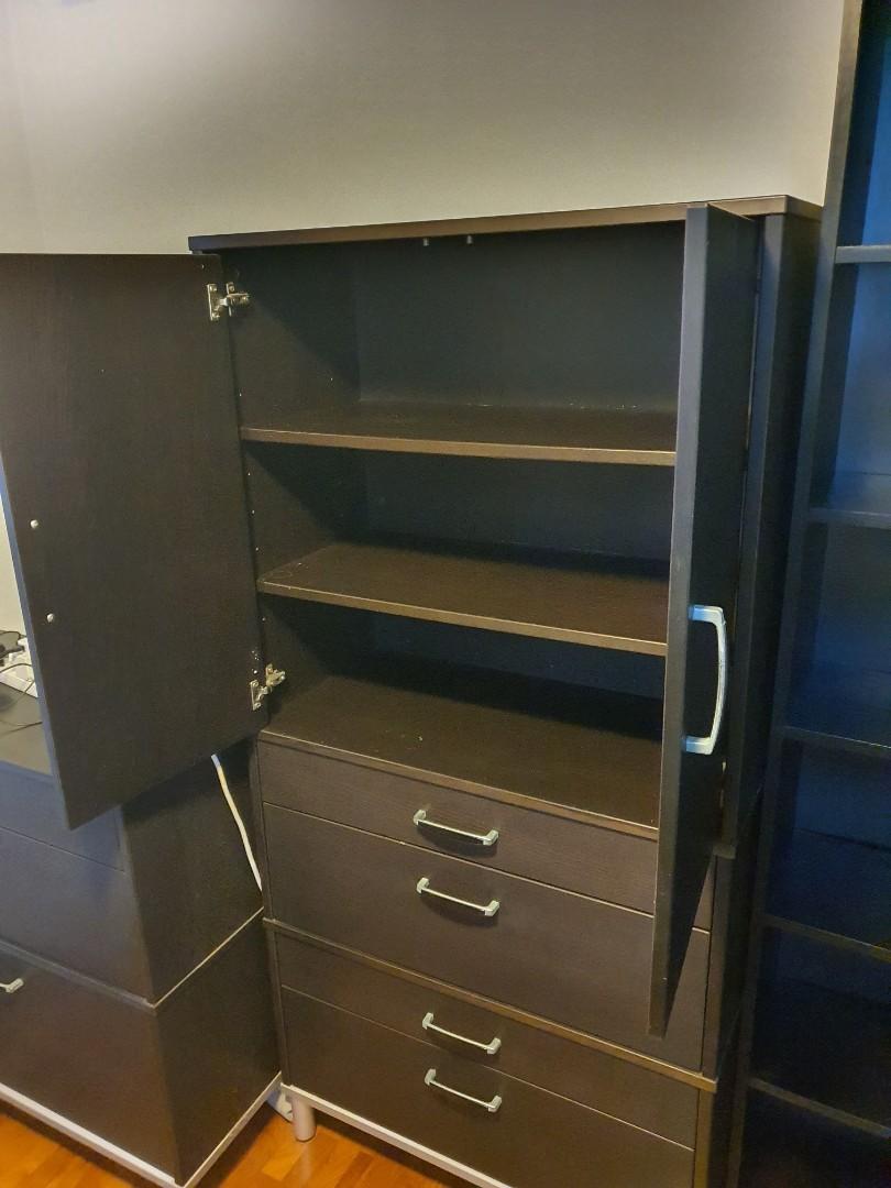 Ikea Office Storage Cupboard and Drawers For Sale, Furniture & Home
