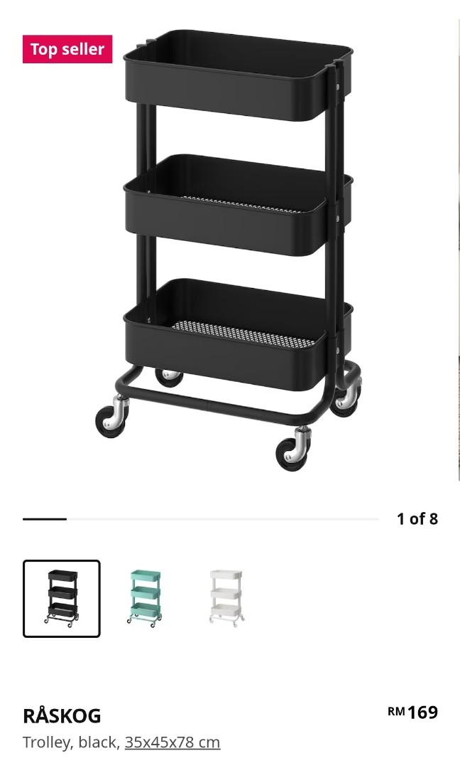 IKEA rolling cart, Furniture & Home Living, Home Improvement & Organisation, Storage Boxes