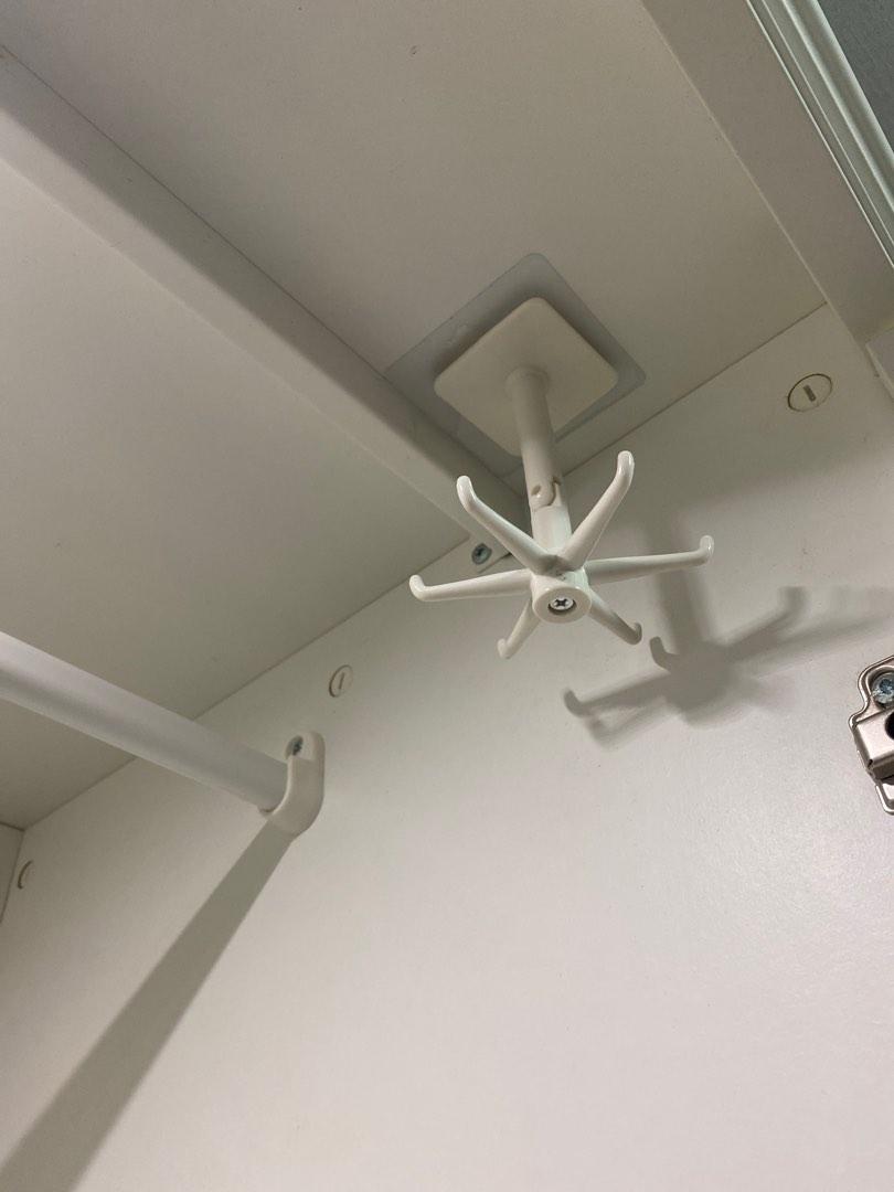 IKEA Songesand Wardrobe with Mirror (White), Furniture & Home Living, Furniture, Shelves