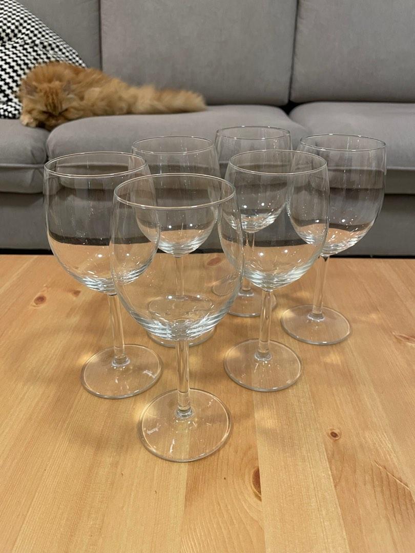 IKEA Wine Glasses x 6, Furniture & Home Living, Kitchenware & Tableware