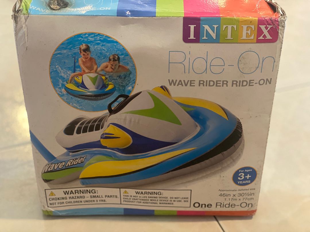 Intex Wave Rider Ride-on pool float, Hobbies & Toys, Toys & Games on ...