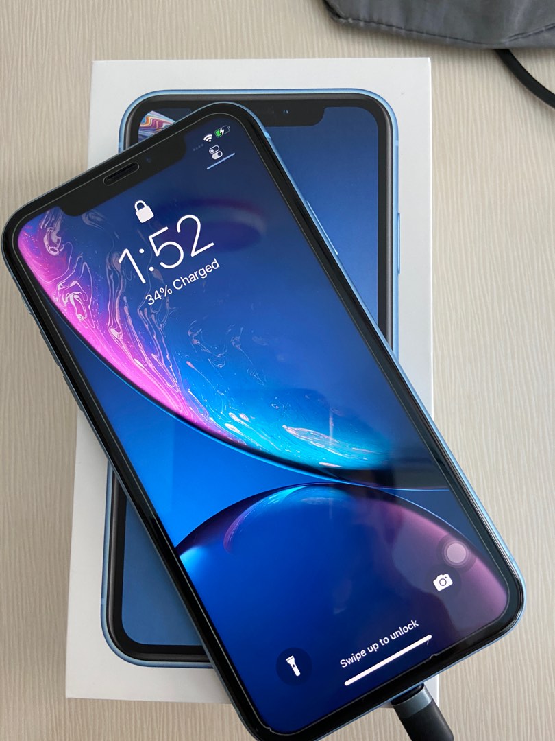 iPhone XR Blue 128 GB, Mobile Phones & Gadgets, Mobile Phones, iPhone