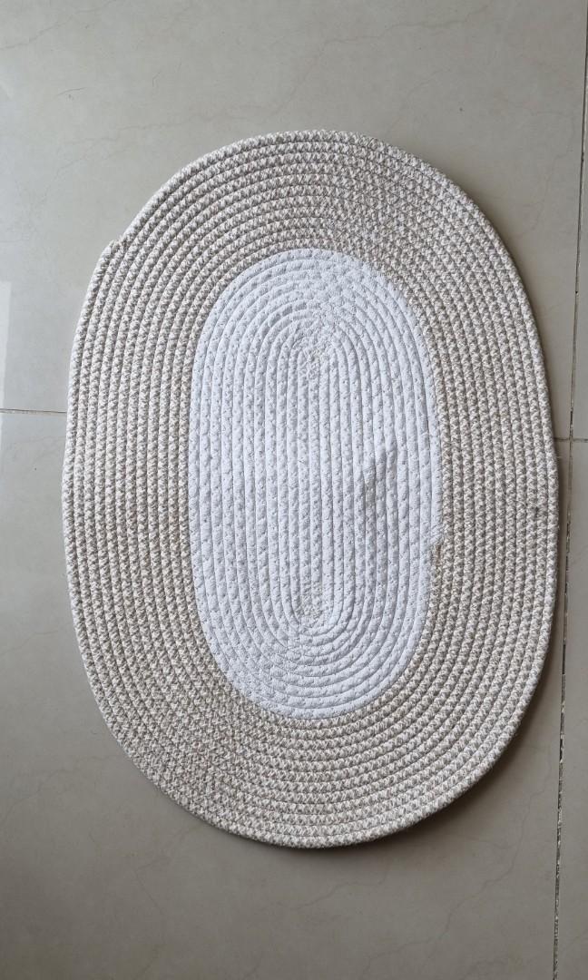 Japanese Muji Style Rug / Bath Mat / Foot Mat, Furniture & Home Living