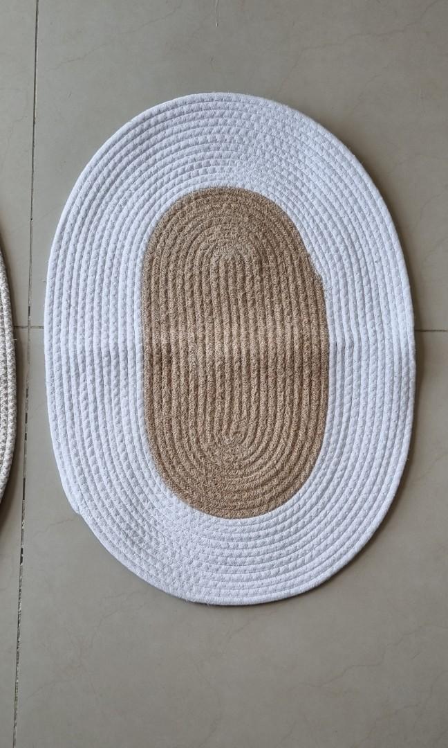 Japanese Muji Style Rug / Bath Mat / Foot Mat, Furniture & Home Living