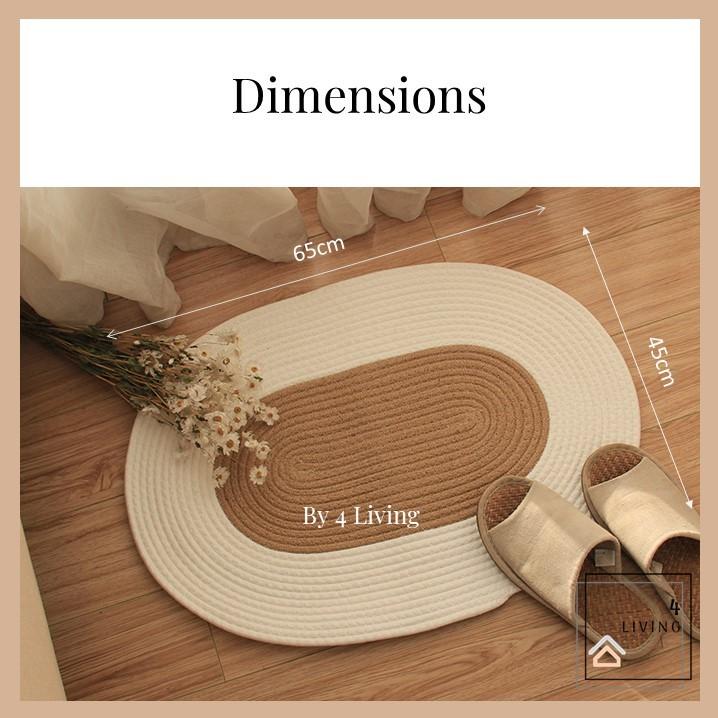 Japanese Muji Style Rug / Bath Mat / Foot Mat, Furniture & Home Living