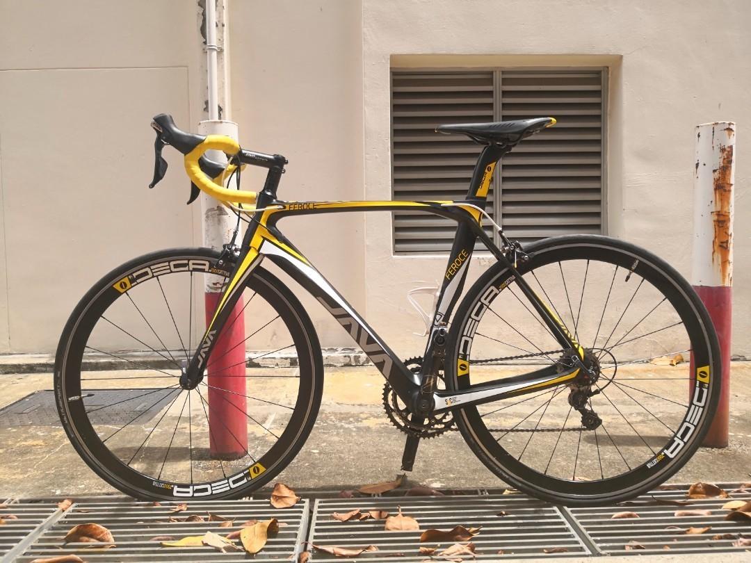 Java full carbon road bike, shimano 105, size 52, Sports Equipment ...