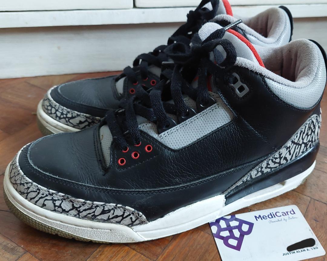 Jordan 3 Black Cement CDP (2008), Men's Fashion, Footwear, Sneakers on  Carousell