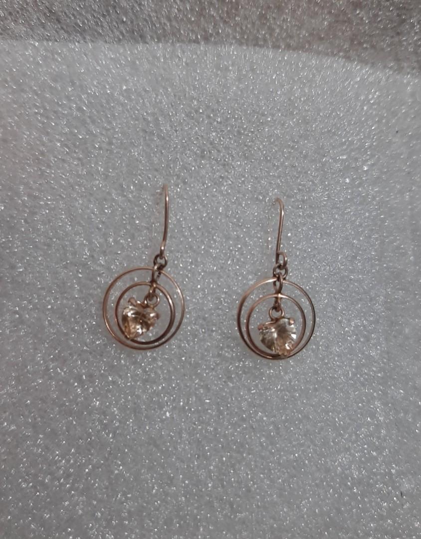 K10 Japan gold Tsutsumi earrings