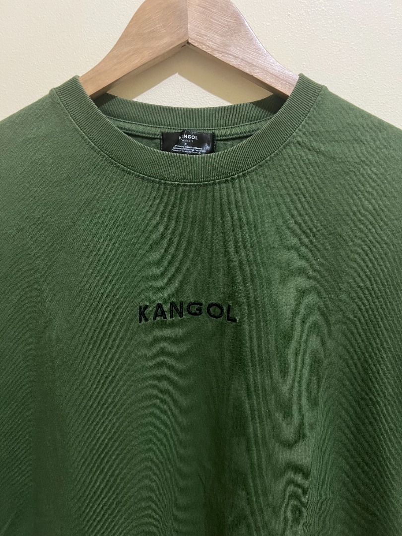 Kangol Spellout TShirt in Dark Green, Men's Fashion, Tops & Sets, Tshirts & Polo Shirts on