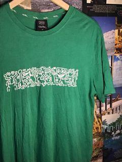 Keith Haring Green Graphic Tee