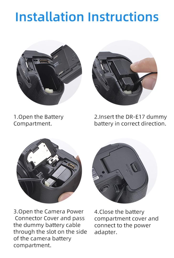 [KingMa] LP-E17 Full Decoded Dummy Battery for Canon EOS RP M3 M5 750D 760D 800D and more62863065203074114