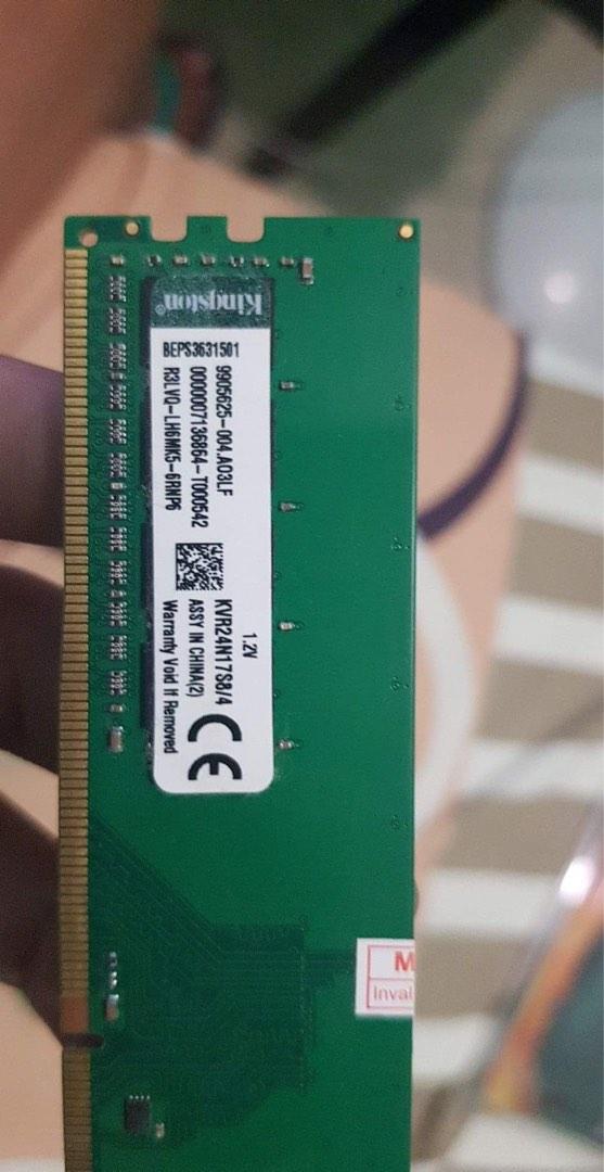 KINGSTON 4 X 2 GB RAM (Category: Computer Parts) located in Santa Rosa. Submitted by bey.bau (Listing ID 1180224750, Image 2). Description: USED FOR ONLY 3 MONTHS OR LESS. bought for 1,100 each. PRICE IS SLIGHTLY NEGOTIABLE. Gcash/BPI — MOP LALAMOVE or GOGO EXPRESS — courier.